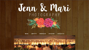 Jenn and Mari Photography Website